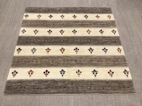 Loribaft Tappeto 200x200 Beige (Iran) Annodato A Mano