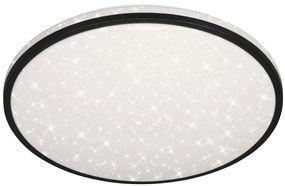 Plafoniera LED moderno Skizo, nero Ø 49.2 cm dimmerabile