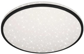 Plafoniera LED moderno Skizo, nero Ø 49.2 cm, luce con 3 temperature di colore dimmerabile