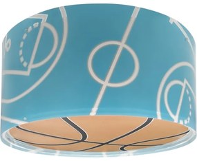 Dalber 41746 - Plafoniera per bambini BASKET 2xE27/15W/230V