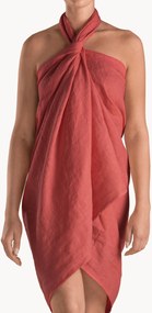 Sarong da donna in lino Mediterraneo