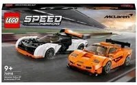 LEGO SPEED CHAMPIONS MCLAREN SOLUS GT E MCLAREN F1 LM MODELLINI DA COSTRUIRE