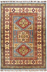 Kazak Tappeto 100 x 140 Blu (Afghanistan) Annodato A Mano