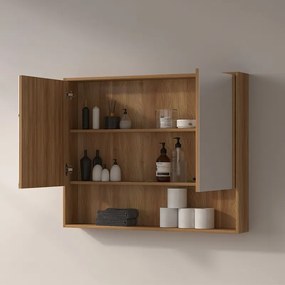 Specchio bagno contenitore 100 cm stile scandinavo | KAM-NORTH-100 - KAMALU