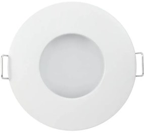 Portafaretto IP65 Tondo da Incasso per GU10 Foro Ø70mm Bianco