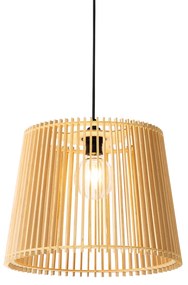 Lampada a sospensione da esterno rustica in legno IP44 - Jayla