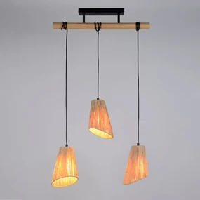 Lampadario Design Playa beige paralume beige 3x E27 COREP