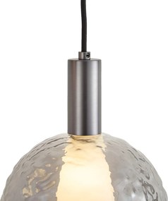 Lampada a sospensione di design Gunmetal 3 luci - Ard