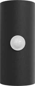 Applique Stondata 2xGU10 con Sensore di Movimento IP65 - Nera