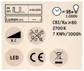 Lampadina LED per riflettore dimmerabile GU5,3/6,5W/12V 2700K - Paulmann 28757