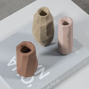 Vaso in poliresina rosa (altezza 15,5 cm) Nuki - Mette Ditmer Denmark