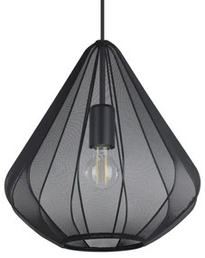 Eglo 43994 - Lampadario a sospensione con filo 1xE27/40W/230V diametro 33,5 cm nero
