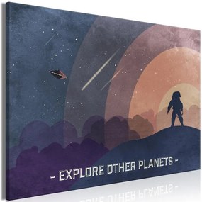 Quadro  Explore Other Planets (1 Part) Wide  Larghezza x Altezza Home decor 60x40