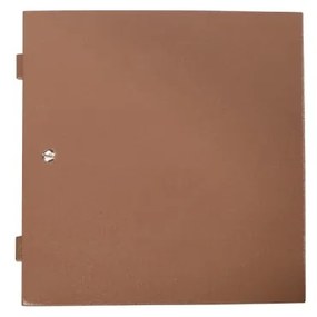 Applique Line Design E27 Mattone Ruggine Corten IP65 Antiabbagliamento Base E27