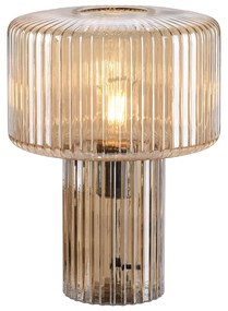 Lampada da tavolo di design in vetro ambrato - Andro