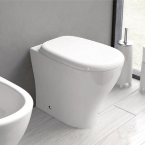 Wc a Terra Senza Brida The ArtCeram "Ten" Bianco Lucido
