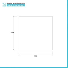 Pannello laterale corto 80cm di ricambio o aggiunta per vasca Calypso