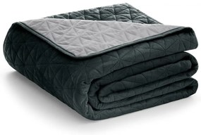 Copriletto grigio scuro Grafite, 220 x 240 cm Laila - AmeliaHome