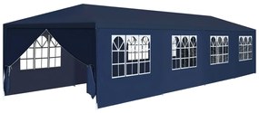 Gazebo Da Giardino 3x12 M Blu /