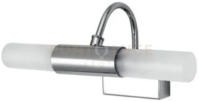 Applique da specchio roby cromo 2 luci attacco g9 ip23 23x12x11cm