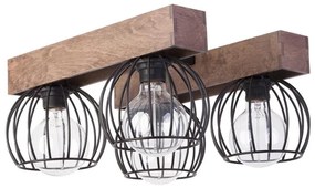 Plafoniera MILAN 4xE27/60W/230V legno