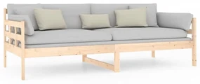 Dormeuse in legno massello di pino 90x200 cm