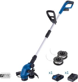 Scheppach - Taglia bordi 20V 1 batteria 2.0Ah + caricabatteria ixes c-lt300-x