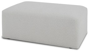 Modulo divano bianco in tessuto bouclé Roxy - Scandic