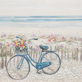 Stampa su tela Bici spiaggia 150 x 65 cm