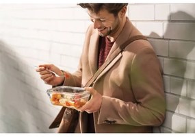 Tefal - Contenitore per alimenti 0,85 l MSEAL GLASS rosso/vetro