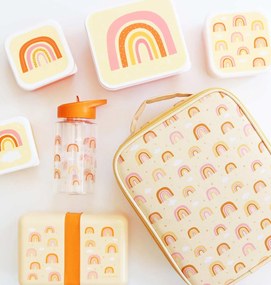 A Little Lovely Company - set di quattro scatole merenda - arcobaleno
