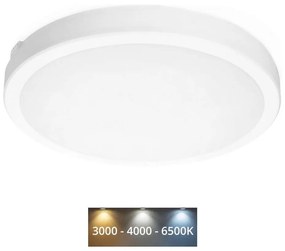 Plafoniera LED da bagno NAIROS LED/36W/230V 3000/4000/6500K IP65 bianco