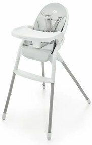 KINDERKRAFT - Sedia da pranzo per bambini 2in1 DINNLY grigio