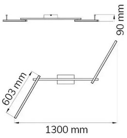 Wofi 9163.03.01.0000 - Lampadario a plafone LED CLAY 3xLED/10W/230V