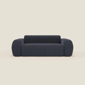 BonBon Divano modulare Lineare 220 – Seduta unica in tessuto smacchiabile T23 blu ardesia