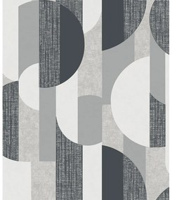 Carta da parati in lana 10 m x 53 cm Geo - Vavex