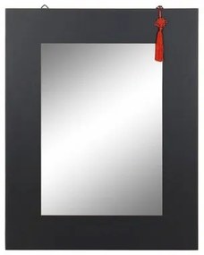 Specchio da parete DKD Home Decor Nero (Ricondizionati B)