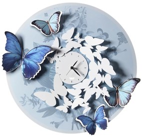 Arti e Mestieri Orologio da parete con farfalle Mariposa