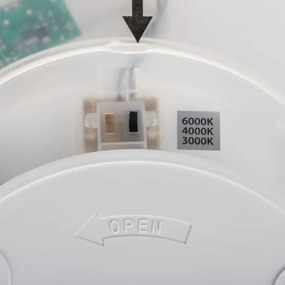 Kanlux 31514 - Plafoniera a LED AZPO LED/18,5W/230V Ø 29 cm IP54 bianca