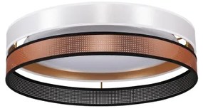 Duolla- Plafoniera LED ROLLER DUO SHINY LED/24W/230V diametro 45 cm bianco/rame