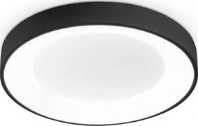 Ideal Lux - Plafoniera LED PLANET LED/20W/230V CRI 90 Ø 40 cm nera