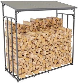 Kaminholzunterstand Ruston İn Alluminio: Stoccaggio Legna Da Ardere Funzionale E Elegante / S