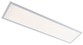 Pannello LED moderno bianco 25x100 cm incl. LED dimmerato per riscaldare - Tatum