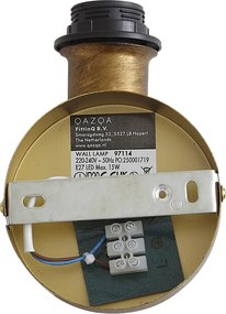 Lampada da parete vintage oro senza paralume - Matt