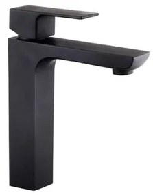 Miscelatore Lavabo Monocomando Nero Opaco Serie Elegant