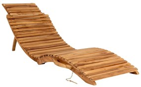 Lettino da giardino in legno di teak Arrieta - House Nordic