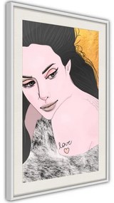 Poster  Love Tattoo  Cornice Quadri Cornice nera, Larghezza x Altezza Home decor 20x30