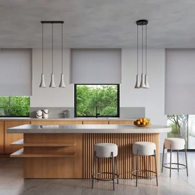 Sollux SL.1223 - Lampadario a sospensione con filo REA 1xE14/12W/230V calcestruzzo