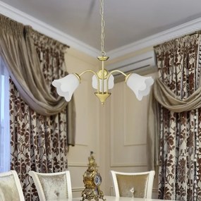 Rabalux 7233 - Lampadario a sospensione con catena RAFAELLA 3xE14/40W/230V