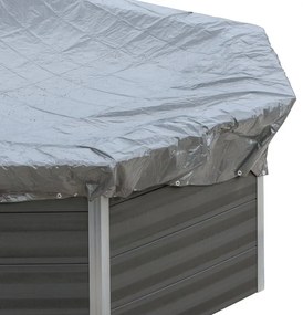 Copertura invernale per piscina GRE CIKPCO41 in pvc 460 x 480 cm Ø 480 cm